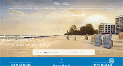 Desktop Screenshot of marinehotel.pl