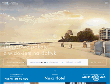 Tablet Screenshot of marinehotel.pl